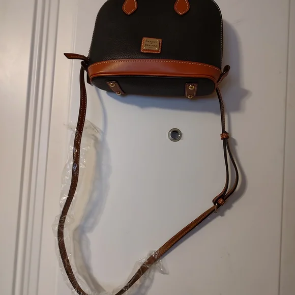 Dooney & Bourke Black and Brown Mini Bag - Picture 2 of 14
